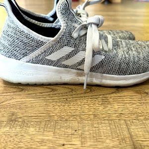 Adidas cloud foam grey and white